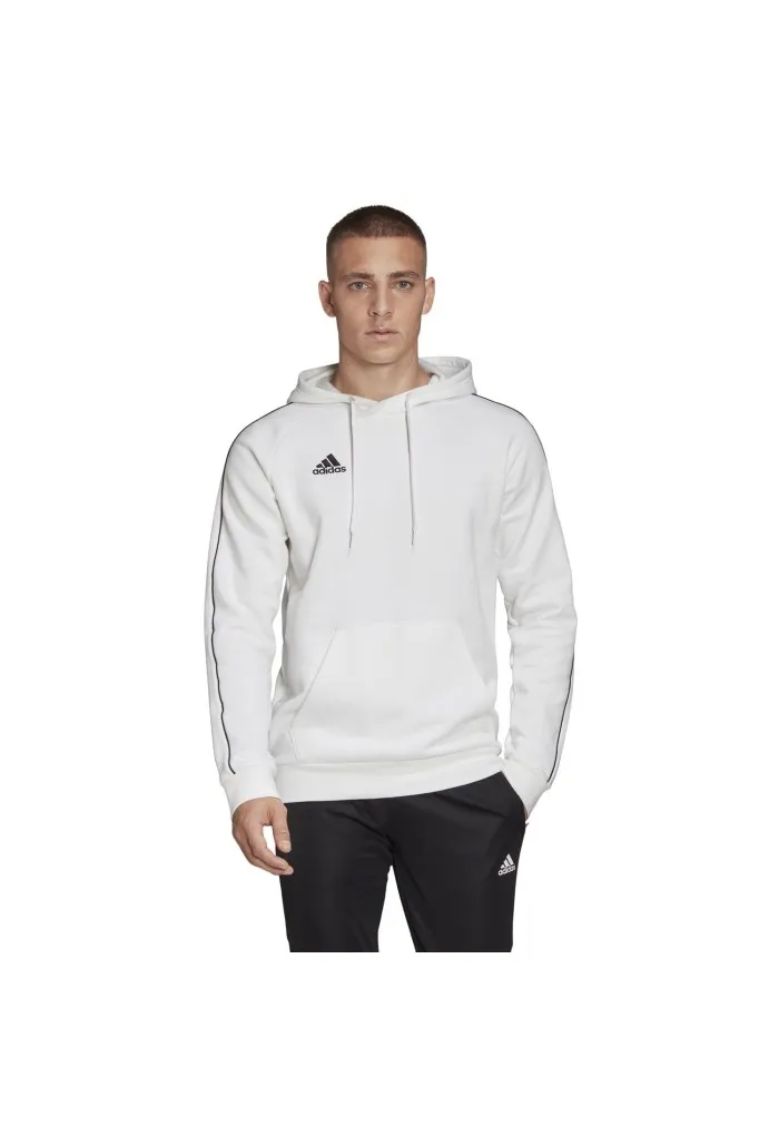 SUDADERA ADIDAS CORE18 COLOR BLANCO