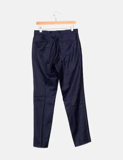 Ted Baker Pantalón de traje azul marino