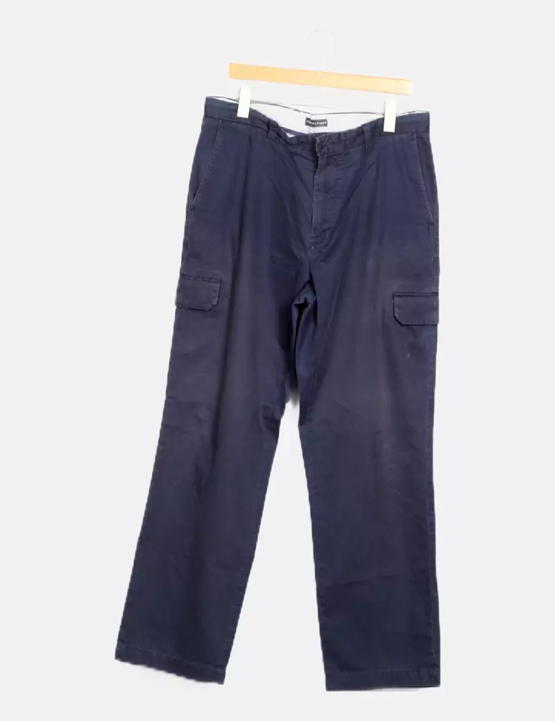 Tommy Hilfiger Pantalón azul de pana