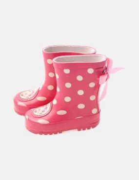 Tuc tuc Bota rosa estampado dots