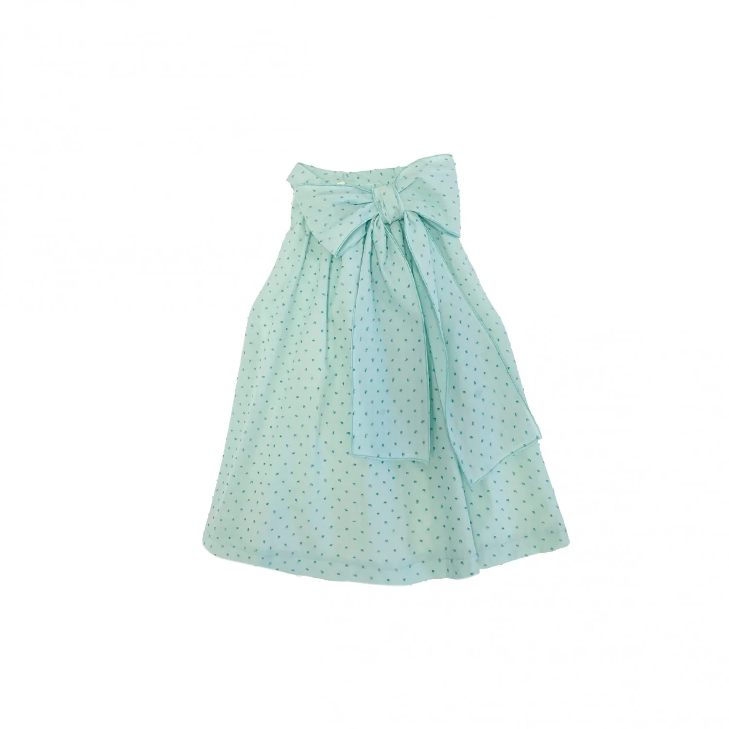 Vestido de plumeti verde colección Mint Green de Eve Children