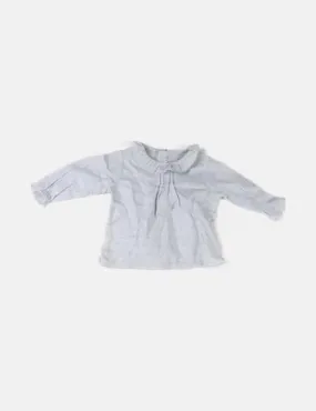 Villalobos Blusa plumetti gris