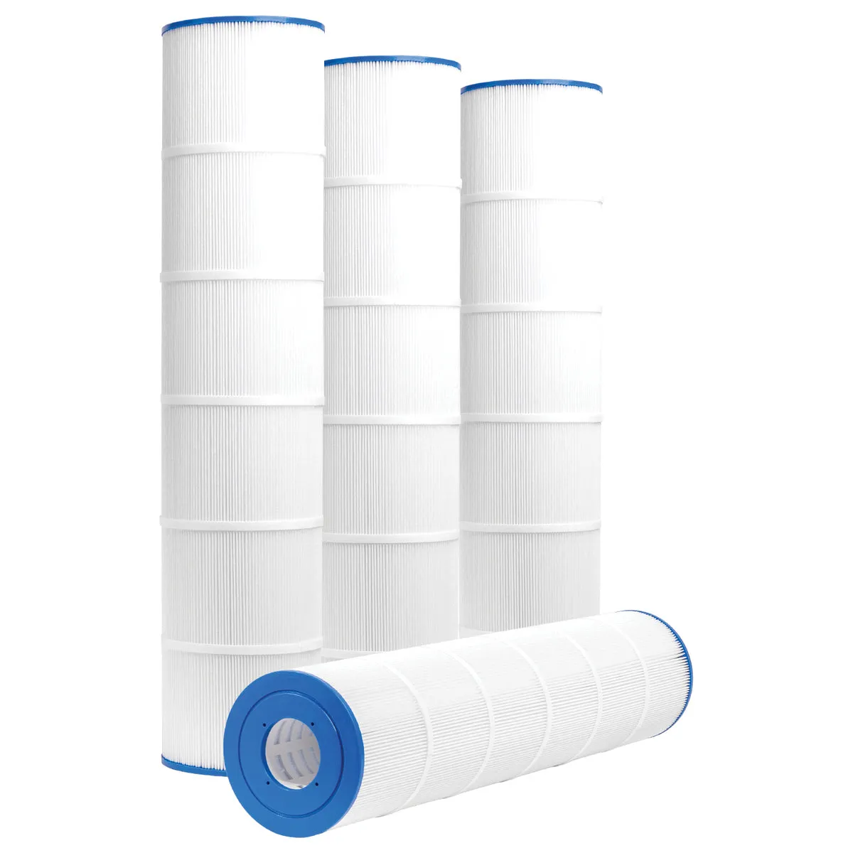 XtremepowerUS Pool Filter Replacement Cartridge 4-PACK X 130 sq.ft. OD: 32