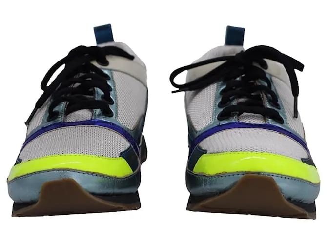 Zapatillas bajas de malla Jil Sander en ante multicolor 