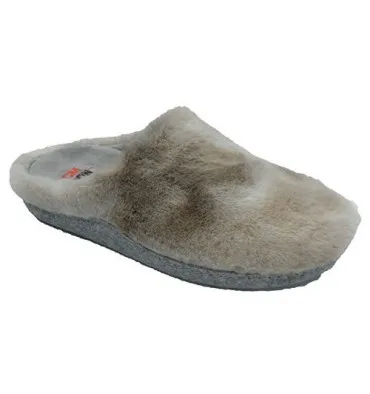 Zapatillas mujer abiertas detrás Calzamur en beig
