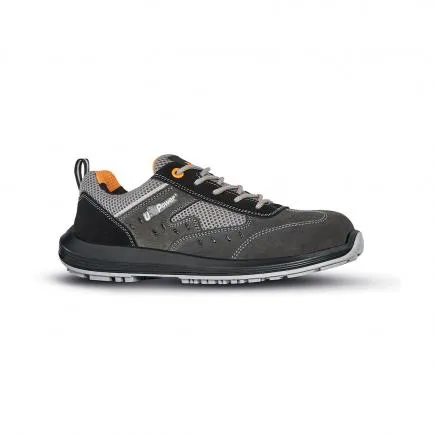 ZAPATO U-POWER BREZZA S1P GRIS-NARANJA T-44