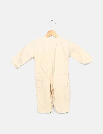 Zara Mono básico lino blanco